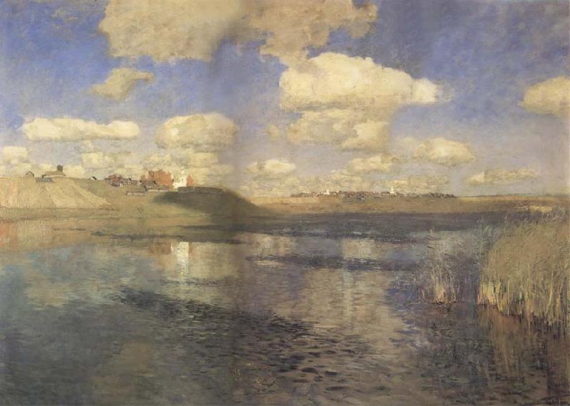 Levitan, Isaak The lakes. Rubland Germany oil painting art